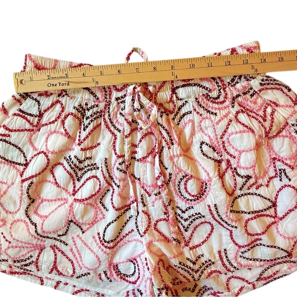 Eze Sur Mer | High Rise Pull On Elastic Waist Drawstring Pockets Cotton Medium - Picture 6 of 8